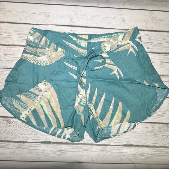 Patagonia Palms of My Heart Big : Dam Blue Shorts Size L - Picture 1 of 4
